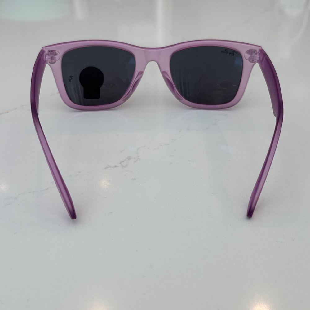 Ray‑Ban Purple Original Wayfarer Sunglasses with Case NWT - Picture 6 of 14